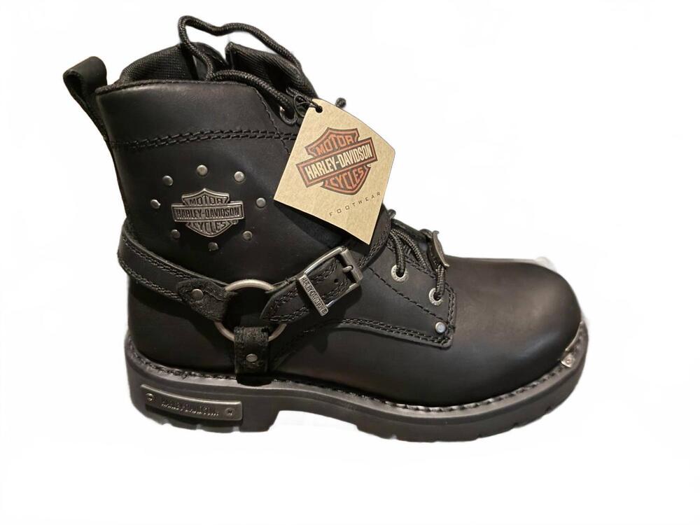 NEW HARLEY DAVIDSON women's becky boots in black